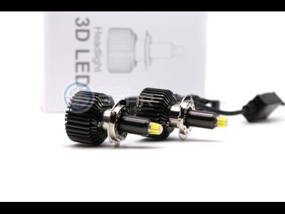 Светодиодная лампа H7, M9 3D LED360 35W, 5500 - 6000K, 1шт