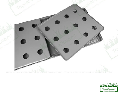 Крышка (1 шт.) для 1/2 гидропонного поддона 1250x550 (12 отверстий ⌀ 55 мм)