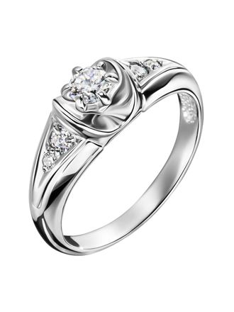 Яркое кольцо с бриллиантом арт. 910041.