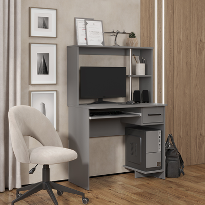 Стол компьютерный Дебют Графит Ш875хВ1320хГ402