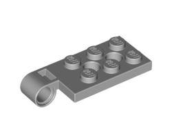 Hinge Plate 2 x 4 with Pin Hole and 2 Holes - Top, Light Bluish Gray (43045 / 6256117)