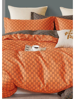 Постельное белье Cleo полутороспальное сатин 145х215х1 150х220х1 70х70х2 15/805-SL