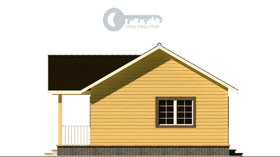 Б-24 ГАБАРИТНЫЕ РАЗМЕРЫ: (6Х9М) 1 ЭТАЖ, ОБЩАЯ ПЛОЩАДЬ: 60М²