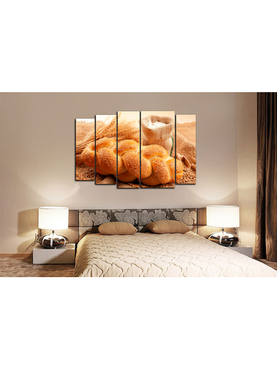 Модульная картина "Свежий хлеб"