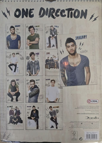 One Direction Official Календарь 2015