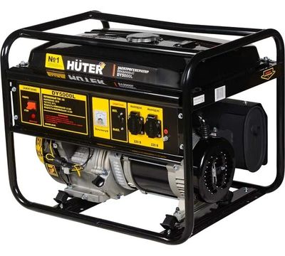 Бензогенератор DY5000L HUTER 64/1/5