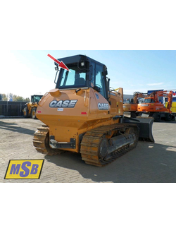 Стекло заднее на Case 1150К, Case 1150M