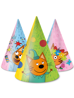 Колпаки, Три Кота, Играем вместе, Ассорти, 6 шт.