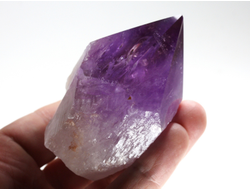 Аметрин, аметист, кристалл полированный со спиленным основанием, Бразилия (73*49*45 мм, 198 г) №37663