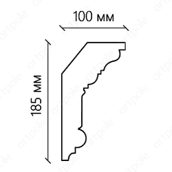 Карниз орнаментальный SK47N (наборный)