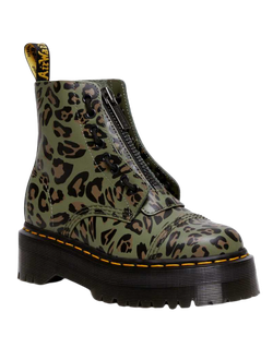 БОТИНКИ DR MARTENS SINCLAIR DISTORTED LEOPARD PRINT