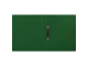 Папка на 2 кольцах BRAUBERG, картон/ПВХ, 35 мм, зеленая, до 180 листов (удвоенный срок службы), 228379