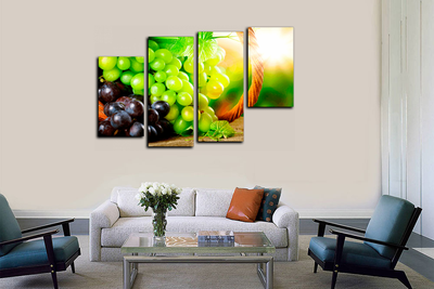 Модульная картина "Лоза винограда"