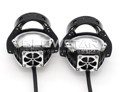 Билед модули Sariti S1 3.0 дюйма, 2 чипа, 5500K, 12V, 53W/62W, крепление 3R (комплект, 2шт)