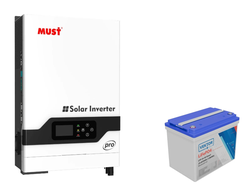 Комплект ИБП на основе инвертора Must PV18-4024 PRO II и аккумулятора литиевого Vektor LFP 25,6-50 (1 шт.)