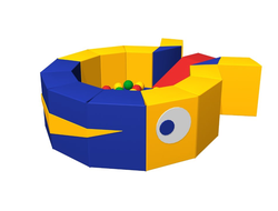 Сухой бассейн Romana с шариками «Кит» ДМФ-МК-16.18.00 купить в Воронеже