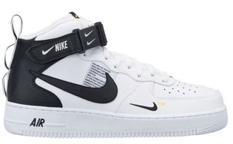 Nike Air Force 1 ’07 LV8 sport Белые с черным