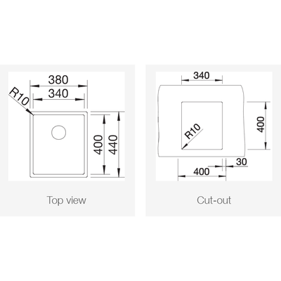 Мойка Blanco Claron 340-U
