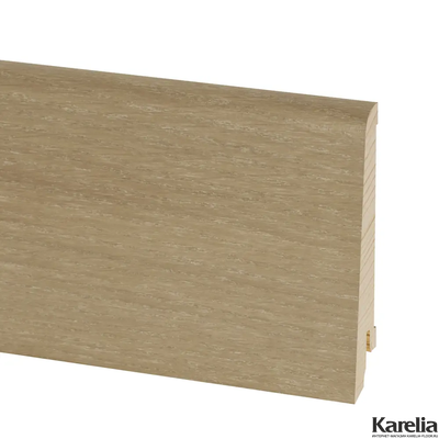 Плинтус напольный Pedross KS80 Дуб Капучино шпон 80х16х2500