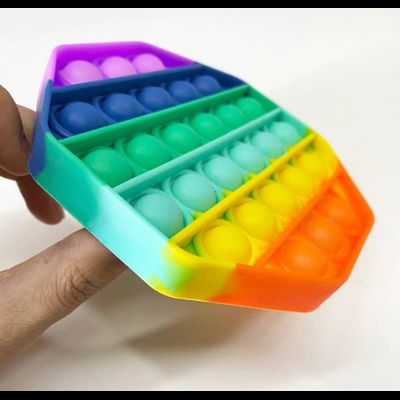 Pop it. Игрушка антистресс пупырка. Вечная пупырка. Восьмиугольник