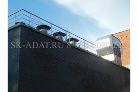 RICH HOUSE. Ул. Коммунистическая 34. Ограждения крыши из нержавеющей стали. Фото 3.