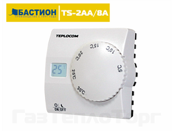 Проводной комнатный термостат TEPLOCOM TS-2AA/8A