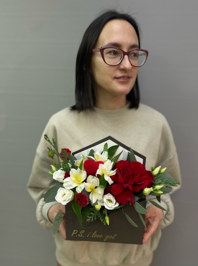 Послание в конверте с сердечком