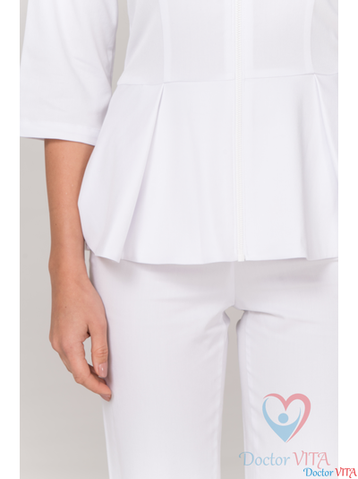 Жакет медицинский Dr.Super "Kelly" белый