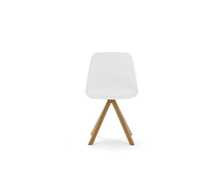 Стул Maarten Plastic деревянное поворотное основание купить в Ялте