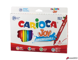 Фломастеры CARIOCA (Италия) «Joy», 24 цвета, суперсмываемые, вентилируемый колпачок, картонная коробка. 150108