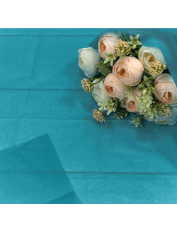 Бумага тишью в листах (10шт., голубая), 50*66см