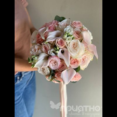 Букет невесты &amp; Бутоньерка № 1320