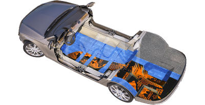 Шумоизоляция пола автомобиля