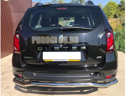 Защита заднего бампера волна d53 Renault Duster (2015-2021)