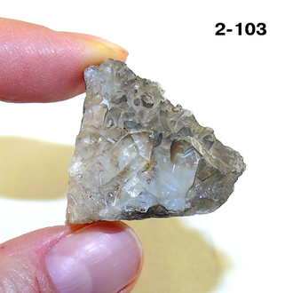 Раухтопаз натуральный (микро-друза) Казахстан №2-103: 10,2г - 28*27*15мм