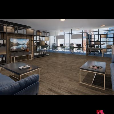 SPC ламинат Damy Floor Family Орех Американский / American Walnut 0036-3 43 класс толщина 4.0 мм с фаской замковый 2.635 м2