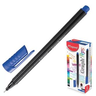Ручка гелевая капилярная Graph PepS, 0,37 мм синий 749120_S