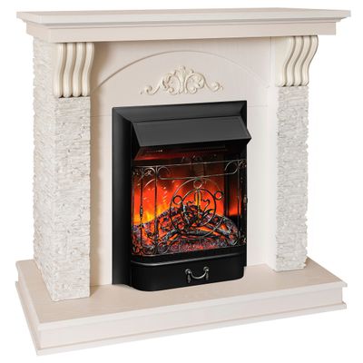 Электрокамин Corfino WT с очагом Majestic