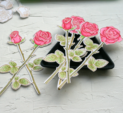 ФП штамп "Роза 2"