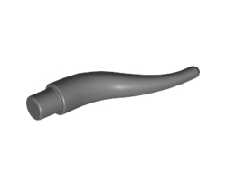 Cattle Horn, Long, Dark Bluish Gray (13564 / 6192145 / 6269080)