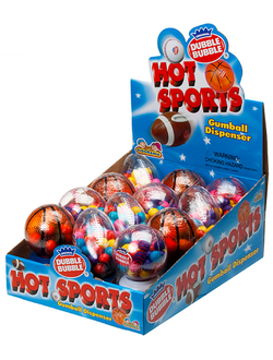 Кидсмания Жев.резинка Хот Спортс Гамбел 40 гр (12 шт)