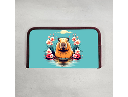 Пеналы бордовые Капибара, Kapibara-san