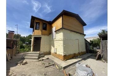 Утепление дома пенополиуретаном