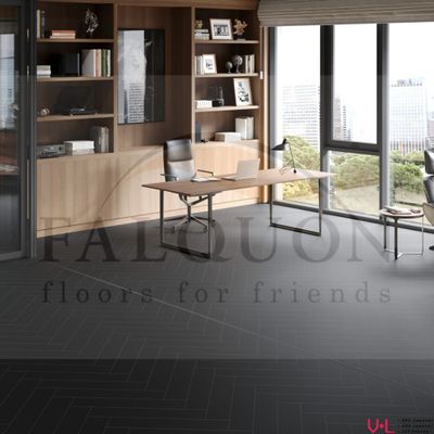 SPC ламинат The Floor Herringbone Black U190 42 класс толщина 6.0 мм с фаской и подложкой замковый 1.752 м2