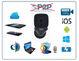 Бюджетная IP видеоняня WiFi (мини куб) с аккумулятором и с DVR, Full HD (Pro iCam)