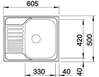 Мойка Blanco Tipo 45 S Mini