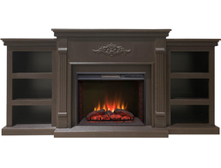 Электрокамин Брукс LUX BL с очагом Sparta 25.5 LED