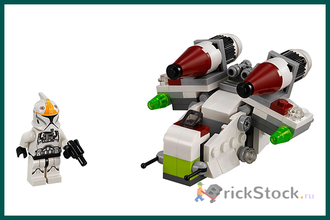 Lego Star Wars 75076 Republic Gunship Microfighter