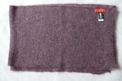 Сиреневый вязаный женский шарф Vizio Италия фото