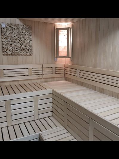 Спинка декоративная готовая, в сборе, липа, светлые вставки, длина 195см.